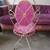 1960s purple tassel vanity chair 5 thumbnail