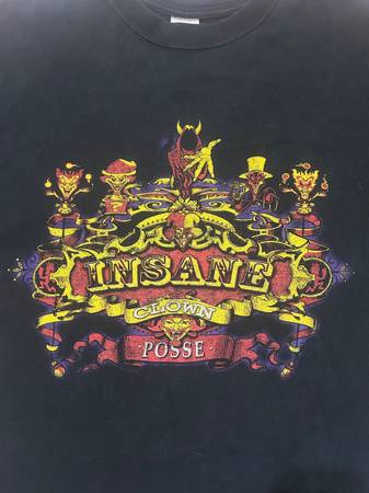 VTG- ICP Insane Clown Posse Shirt, large 1
