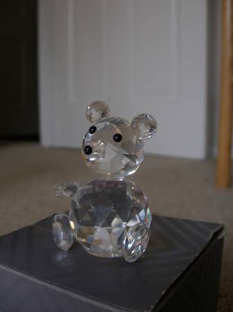 Crystal Teddy Bear Figurine 1