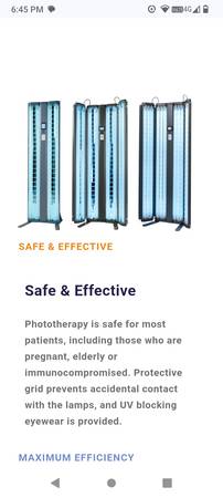 Daavlin ClearLink Series 7 Home Full-Body Phototherapy Booth Tanning 1