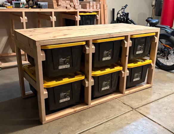 *** mobile tote storage workbench *** 1