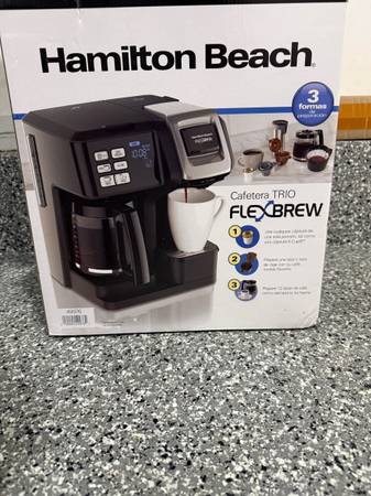 COFFEE MAKER.....Hamilton beach flex brew 1