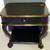 BEAUTIFUL BLACK SATIN END TABLE/NIGHTSTAND/ENTRY TABLE 1 thumbnail