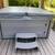 Confer Plastics Multi Purpose Spa or Hot Tub Handi-Step Steps - Gray 1 thumbnail