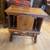 Solid Walnut Ornate Cabinet, Accent/SideTable, Magazine Rack, Stand 1 thumbnail