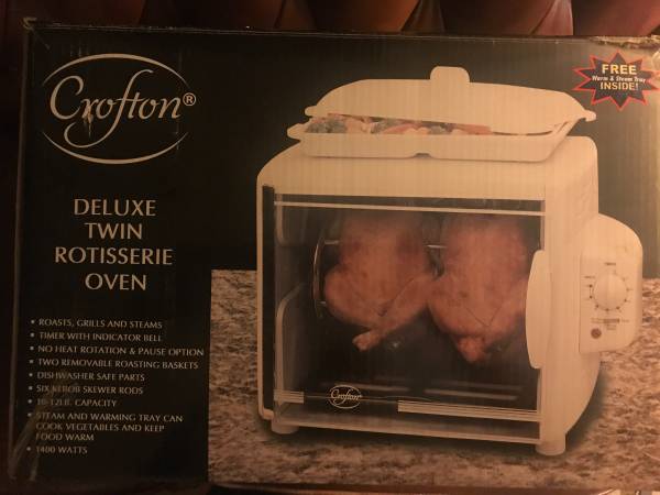 Crofton Deluxe Twin Rotisserie Oven 1