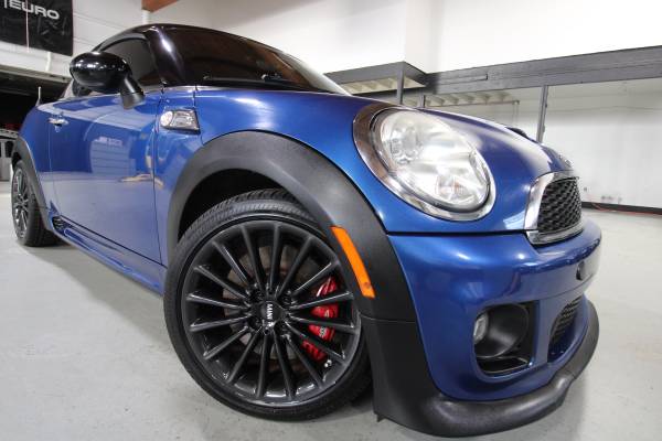 2012 R58 MINI COOPER S COUPE AZUL RELÁMPAGO RARO 6 velocidades 79K GENUINO JCW - $10,900 (Especializados SOLO en MINI / Salón interior)63484750041601121