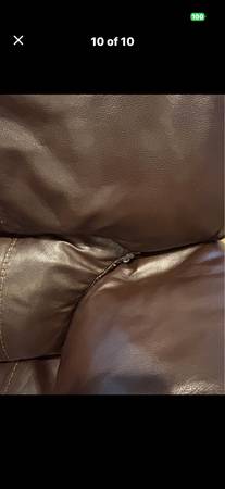 Brown Reclining Sofa 1