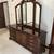 5 Piece Cherry King Bedroom Set 2 Dressers 4 thumbnail