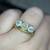 2.50 ctw Antique Old Mine Cut Diamond Three Stone Engagement Ring 2 thumbnail