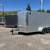 (SALE) New 7x14+v-nose upgraded SMOOTH SKIN enclosed cargo trailer 2 thumbnail