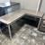 L-Shape Office Desk In Driftwood Gray 1 thumbnail