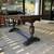 Rustic dining table, wood and steel. 4 thumbnail