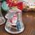 Vintage 4 Cloche Bell Christmas Ornaments 1960's 5 thumbnail