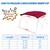 3bow bimini top replacement cover burgundy 1 thumbnail