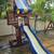 Solid Wood Outdoor Playground Swing Set with Slide 2 thumbnail