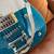 Blue “zuwei” telecaster-style body guitar with bigsby 4 thumbnail