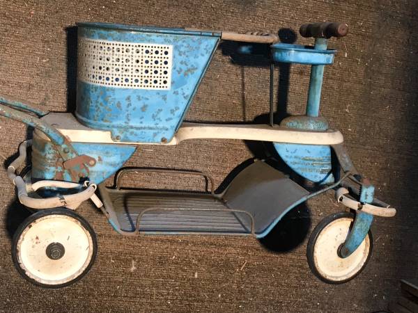 Taylor Tot metal and wood Baby Stroller 50/60's - $8063471099537537123