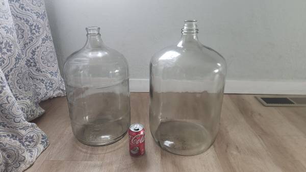 Large Glass Fermentation Carboys (5–6 gal) – $40 each 1