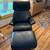 Ekhornes large Leather Stressless Recliner with Ottoman 1 thumbnail
