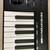 88-Key USB-MIDI Controller, stand, 2 pedals, vinyl dust cover 4 thumbnail