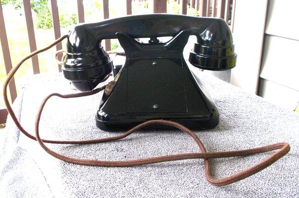 NEW OLD STOCK Edwards Bakelite Intercom Antique Telephone 1