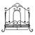 Metal Book Stand Easel w/ Page Weights 3 thumbnail