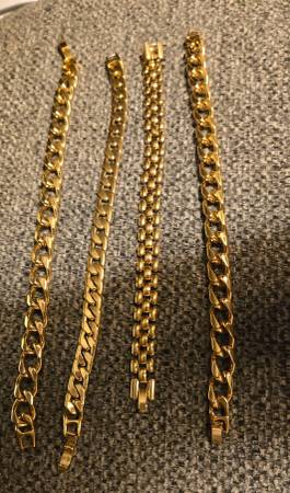 Gold plated bracelets 1