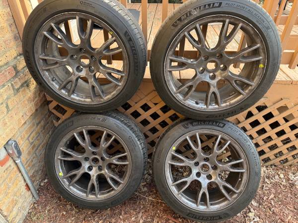 19in Tesla Model S Tempest Wheels w/Michelin All Season 4 tires 1