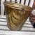 Vintage Solid Brass Pale Coal Bucket Pail  Swinging Handle 5 thumbnail
