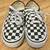 Vans Classic Red/White Checkered Women’s Slip On Canvas Sneakers, SZ 7 5 thumbnail