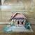 Collectable Putz House, Christmas Decor 1 thumbnail