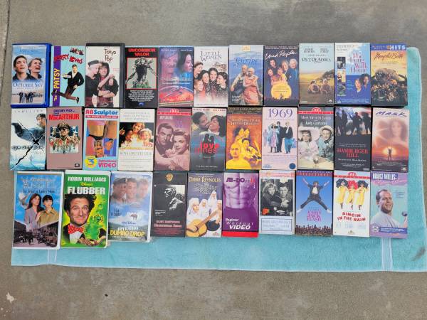 LOT of 54 VHS MOVIES for $10.00 1