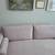Antique Glass Table and Like New Blush Couch 7 thumbnail