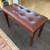 Bonnlo Brown Duet Piano Bench with decorative buttons 6 thumbnail