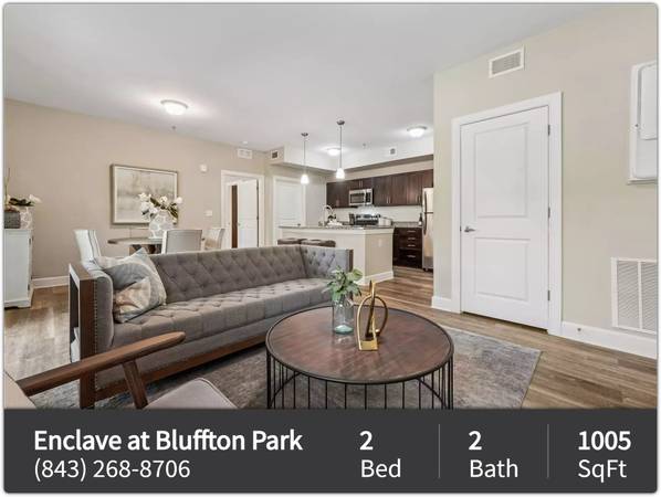 You have to see us to believe us! Beautiful 2 bed, 2 bath, 1005 SqFt 1