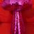 PINK MIRRORED-COVERED GLASS MUSHROOM #1 3 thumbnail