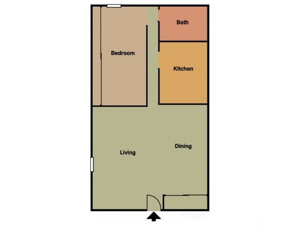 $925 / 1br - 656ft2 - Dishwasher, Gym, Pets Allowed (401 N. 28th Street, Las Vegas, NV)63907029102850124