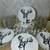 10pc Winterwonderland Deer Plates+MCM Highball Cocktail Glasses 4 thumbnail