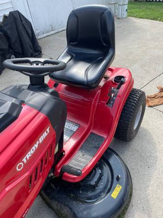 Trade for golfcart nice riding mowers 1
