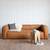 Article Cigar 92" Leather Sofa  and Cigar 56" Leather Loveseat - Rawhide Tan 1 thumbnail