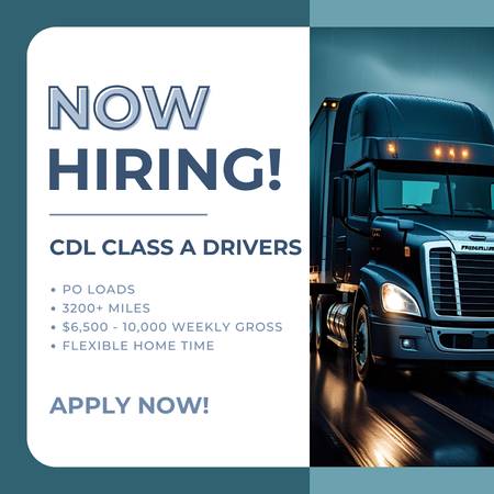 💰💰💰CLASS A DRIVERS NEEDED💥CUSTOMER FREIGHT💥APPLY NOW💰💰💰 1
