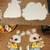 EASTER DECORATIONS LOT WINDOW CLINGS RABBIT CHICKS ORNAMENTS TOYS CERA 8 thumbnail