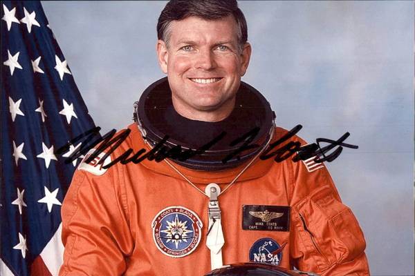 AUTO Michael Coates 4x6 NASA Astronaut Pilot Space Shuttle Engineer 1