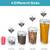 Vtopmart 15 - Piece Food Storage Containers With Lids & Labels - (New) 2 thumbnail