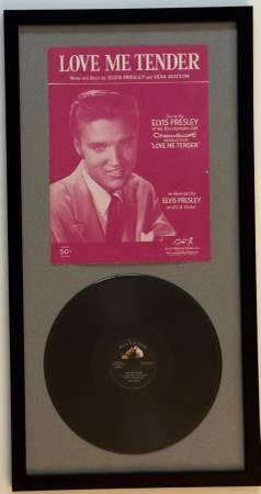 Love Me Tender - Original 78 RPM Record - Elvis Presley 1