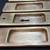 Set of 4 Restored Solid Brass Pocket Door Escutcheon Plates 6" x 2" 3 thumbnail