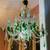 Antique Bohemian Crystal Chandelier and Pair Crystal Wall Sconces 1 thumbnail