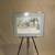 signed Virginia Poehler Snowy Farmhouse Watercolor Painting 1 thumbnail