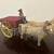 Antique cast iron ox wagon with driver 3 thumbnail